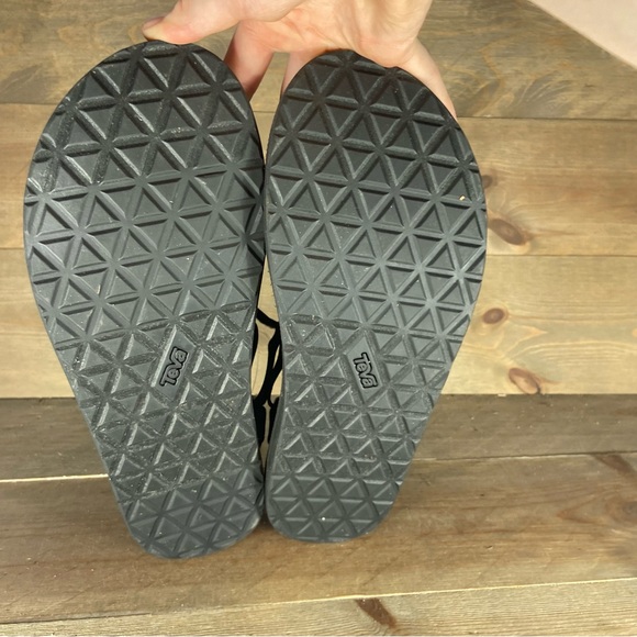 teva original universal mens size 12 shoes black athletic outdoor sandals - Picture 7 of 8